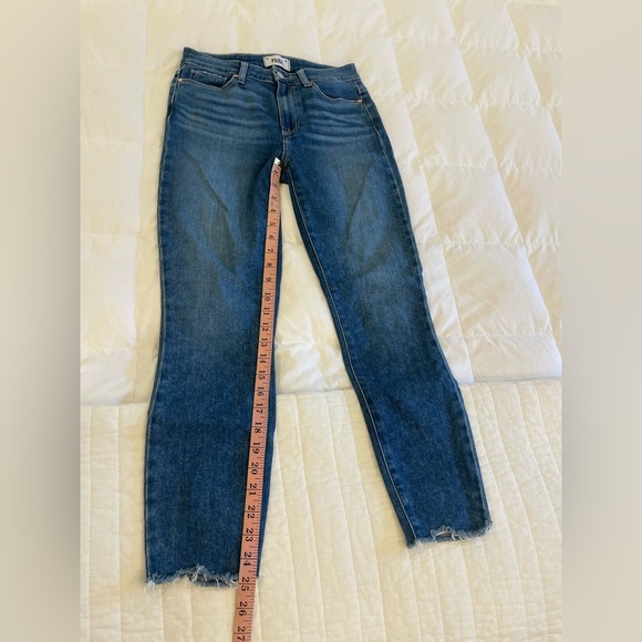 Women’s Hoxton Crop Paige Jeans with frayed ankle Size 27 - Picture 4 of 13